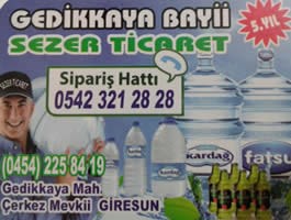 Sezer Ticaret Gedikkaya Bayii